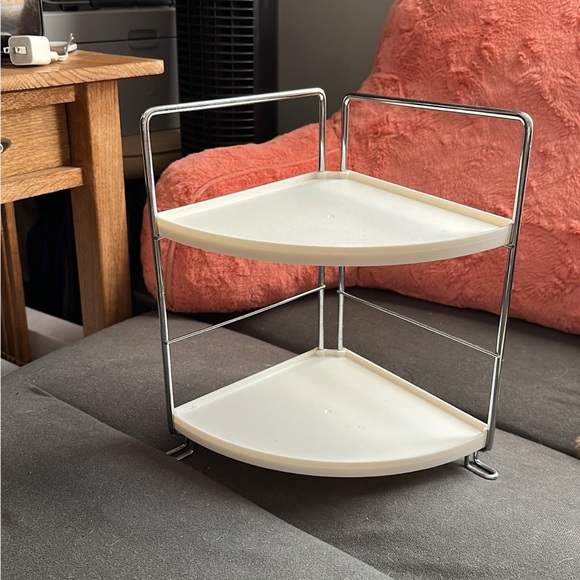 Two Tier Corner Shelf - Picture 1 of 4